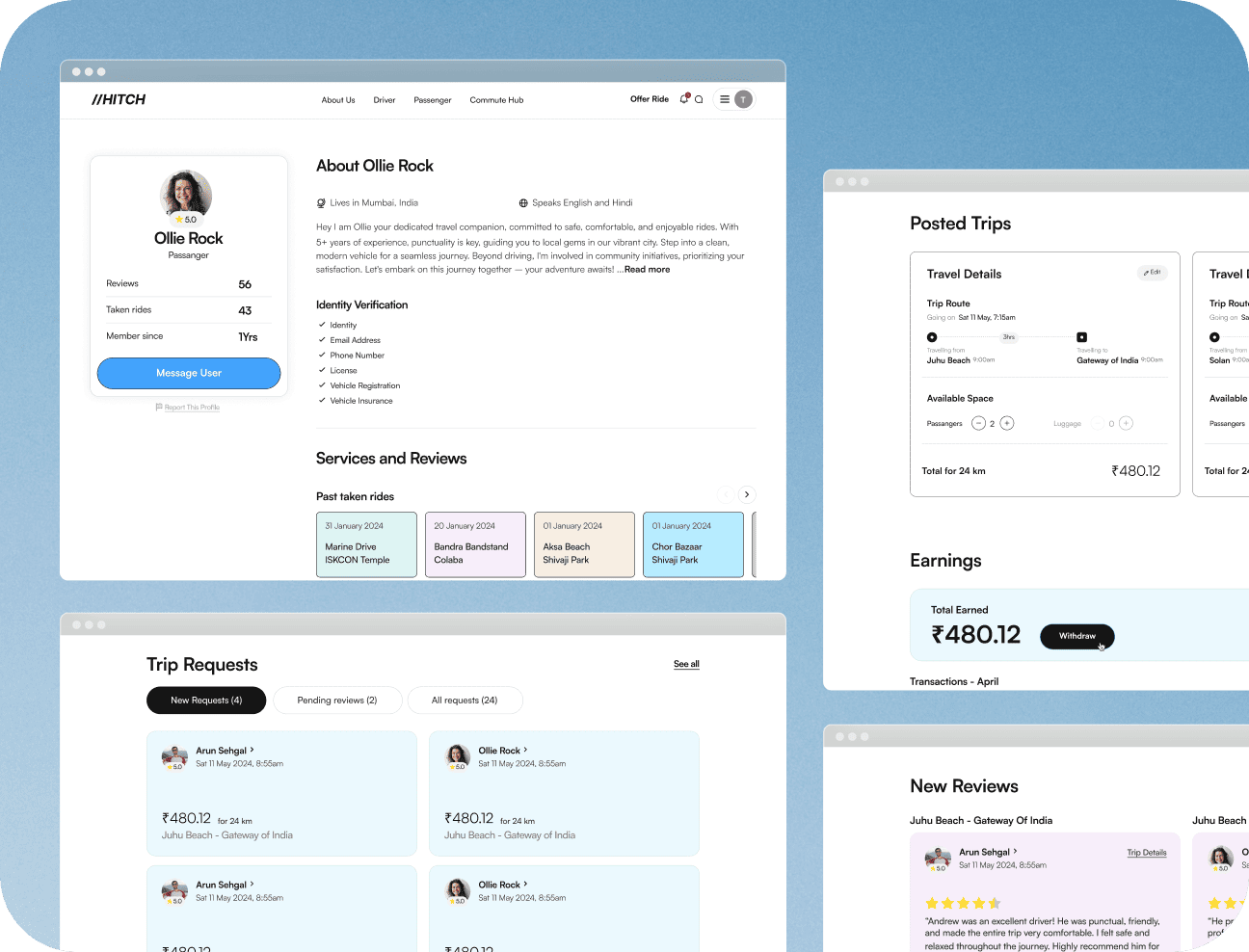 drivers ux pages
