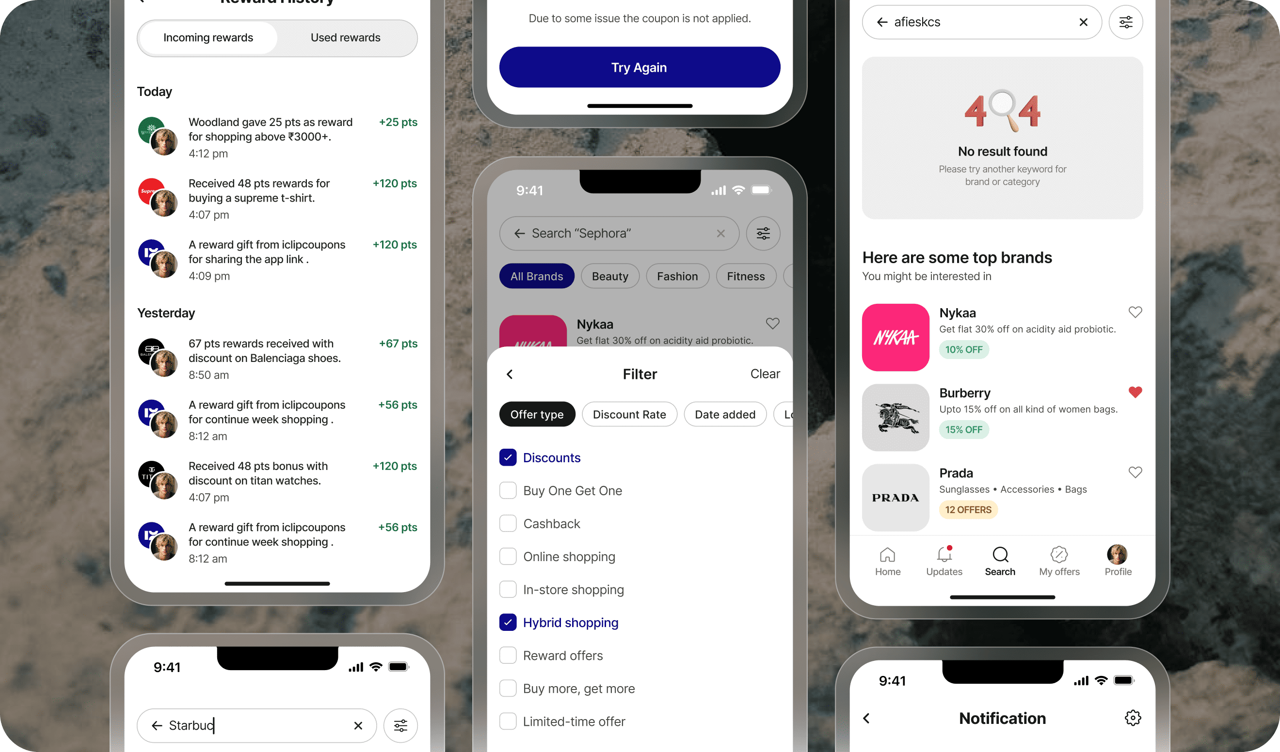 screens with more and complicated ux and large information